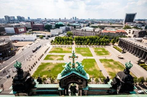 Berlin from above Foto stock