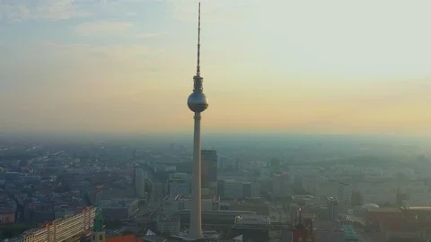 Berlin aerial skyline Stock Footage 115932829