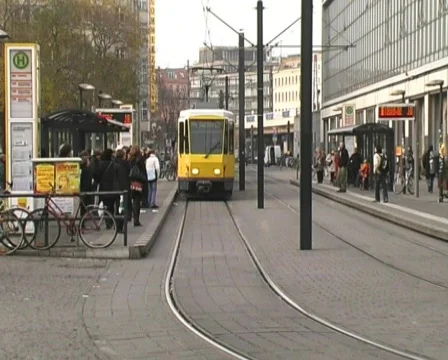 Berlin Alexander place Stock Footage 120892