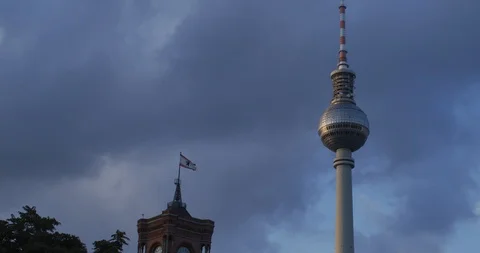 Berlin Alexander Platz Stock Footage 101432278