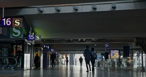 Berlin Alexanderplatz during corona Stock Footage 127391709