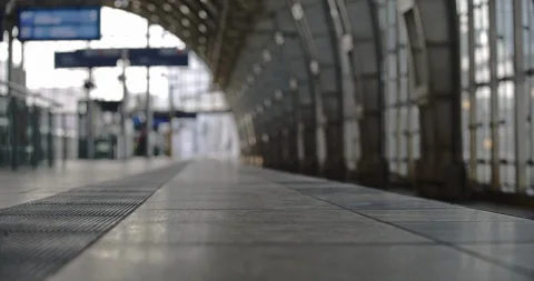 Berlin Alexanderplatz during corona Stock Footage 127691074