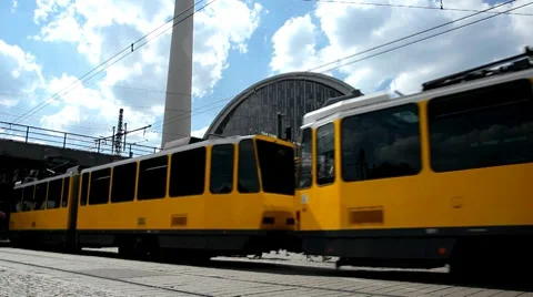 Berlin alexanderplatz Stock Footage 8578642