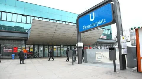 Berlin - Alexanderplatz Stock Footage 10572883