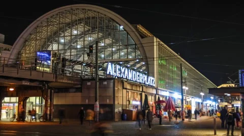 Berlin Alexanderplatz Stock Footage 52804790