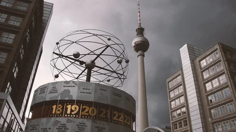 Berlin Alexanderplatz Stock Footage 124991654