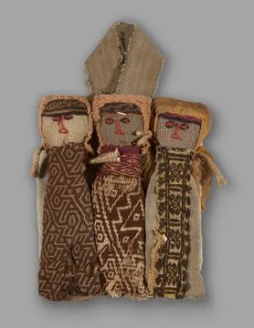 Berlin Arch mus, Dolls Made 1950-1984 Peru Contemporary assemblage of materials Stock Photos