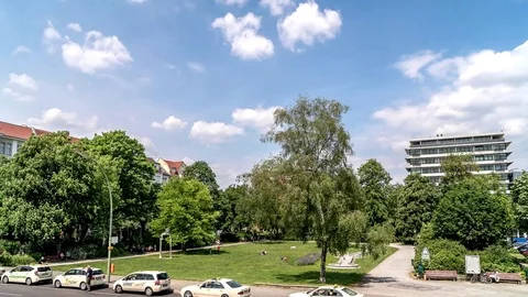 Berlin, Bayerischer Platz during summer Stock Footage 70819690