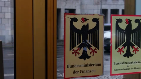 Berlin, berlin, germany - 06 12 2022: the german Federal Ministry of Finance Stock Footage 322094937
