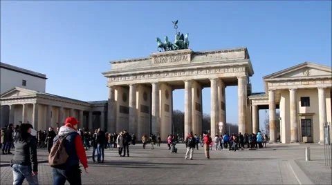 Berlin Brandenburg Gate Stock Footage 48499489