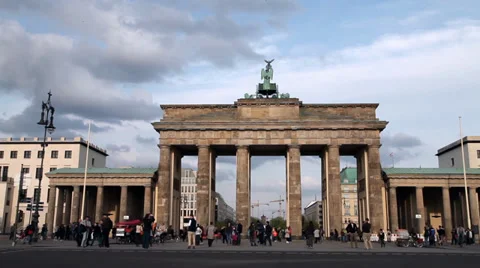 Berlin brandenburger gate Stock Footage 37150806