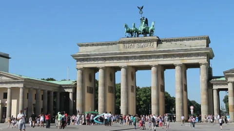 Berlin Brandenburger Tor Stock Footage 34655124