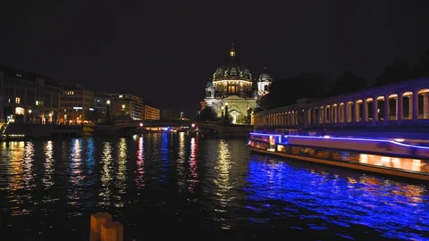 Berlin Canal Timelapse 库存影片 129392655