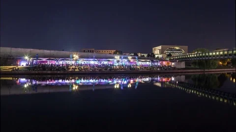 Berlin Capital Beach Hyperlapse Stock Footage 70552592