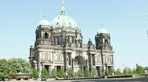 Berlin Cathedral in Berlin Stock Footage 38697906