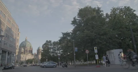 Berlin Cathedral - Berlin, Germany - 4K Stock Footage 68499447