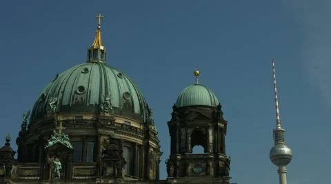 Berlin cathedral (Berliner Dom) Vídeo Stock 45186865