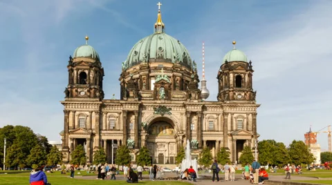 Berlin Cathedral Stock Footage 28606587