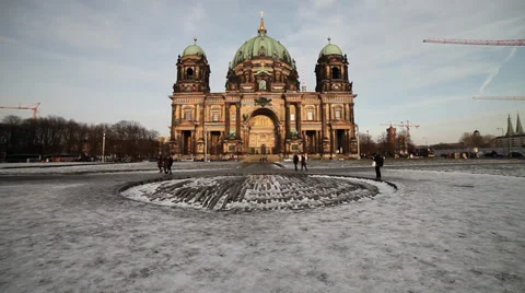 Berlin Cathedral Stock Footage 34615901