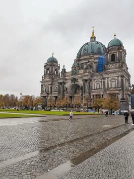 Berlin Cathedral in Germany. Stock Photos