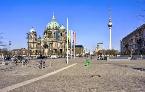 Berlin Cathedral 库存照片