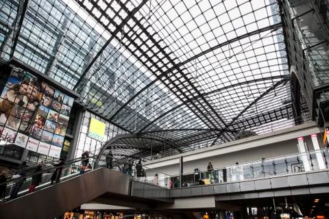 Berlin central station Stock Illustration