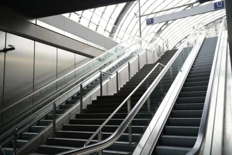 Berlin central station Stock Photos
