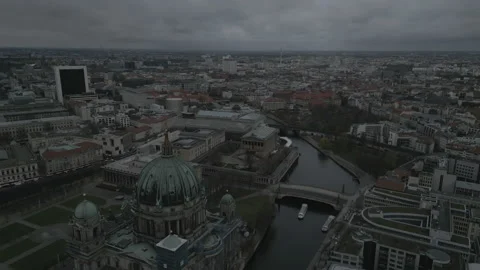 Berlin City from above Stock Footage 237364504