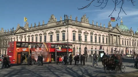 Berlin City Square Stock Footage 46754652