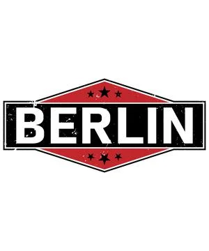 Berlin city tee element graphic t shirt print vector illustration design Stock Illustration