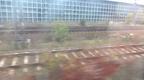 Berlin city view from train 動画素材 32865740