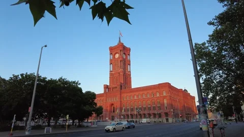 The Berlin cityhall Stock Footage 282189726