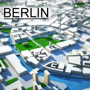 Berlin Cityscape 3D Model