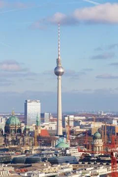 Berlin Cityscape Stock Photos