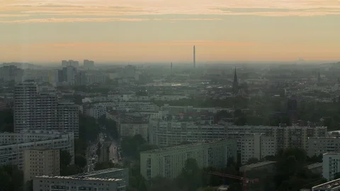 Berlin - Cityscape at sunrise Vídeo Stock 101430482