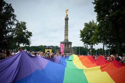  Berlin, CSD- Pride Parade Eindrücke vom der Christopher Street Day (CSD) .. Foto stock