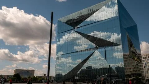 Berlin cube 库存照片