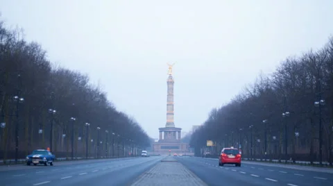 Berlin Dawn (timelapse) 스톡 동영상 36543814