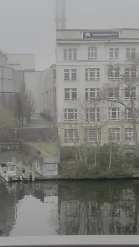 Berlin, DE – 2024, Dec 6: Center view from metro Stock Footage 327143096
