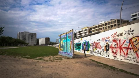 Berlin - The east side gallery Stock Footage 114025792