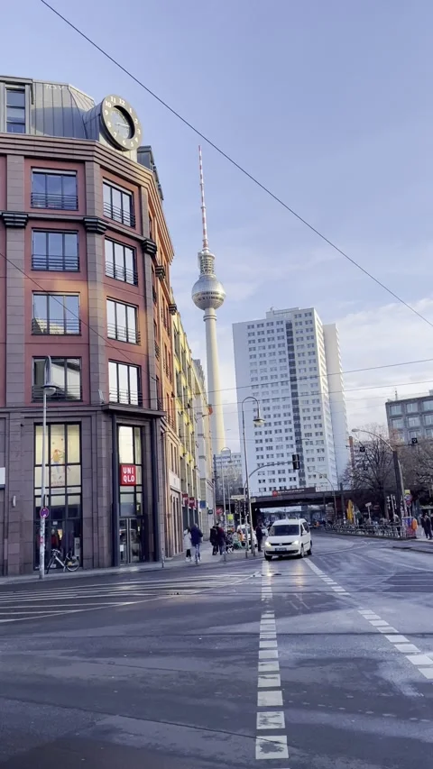 Berlin empty city Stock Footage 243931891