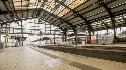 Berlin Friedrichstrasse timelapse 库存影片 91558319