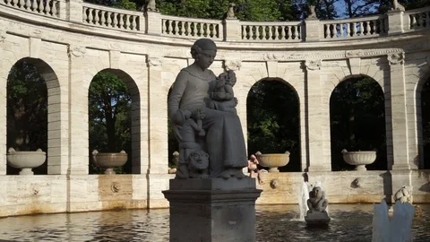 Berlin garden Stock Footage 88285983