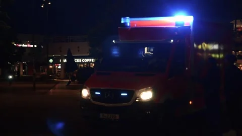 Berlin, Germany, 06 May 2019: Emergency ambulance vehicle 스톡 동영상 273703767