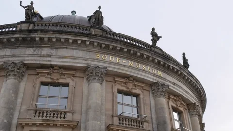 Berlin, Germany - 09/03/2017: Bode Museum, Museum Island in Berlin Stock Footage 95155624