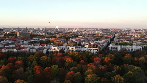 Berlin Germany aerial Stock Footage 219403478