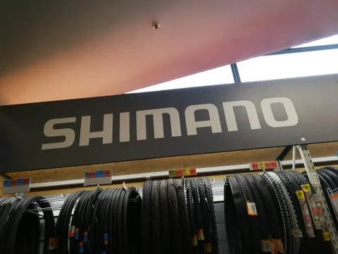 Berlin, Germany - April 1, 2017: Shimano logo Stock Photos
