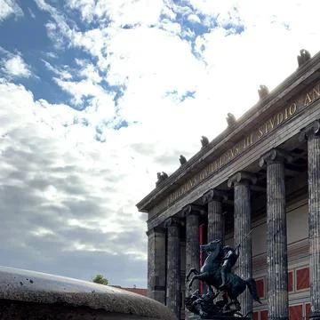 Berlin, germany - august 30,  2018 : the national museum in berlin Stock Photos
