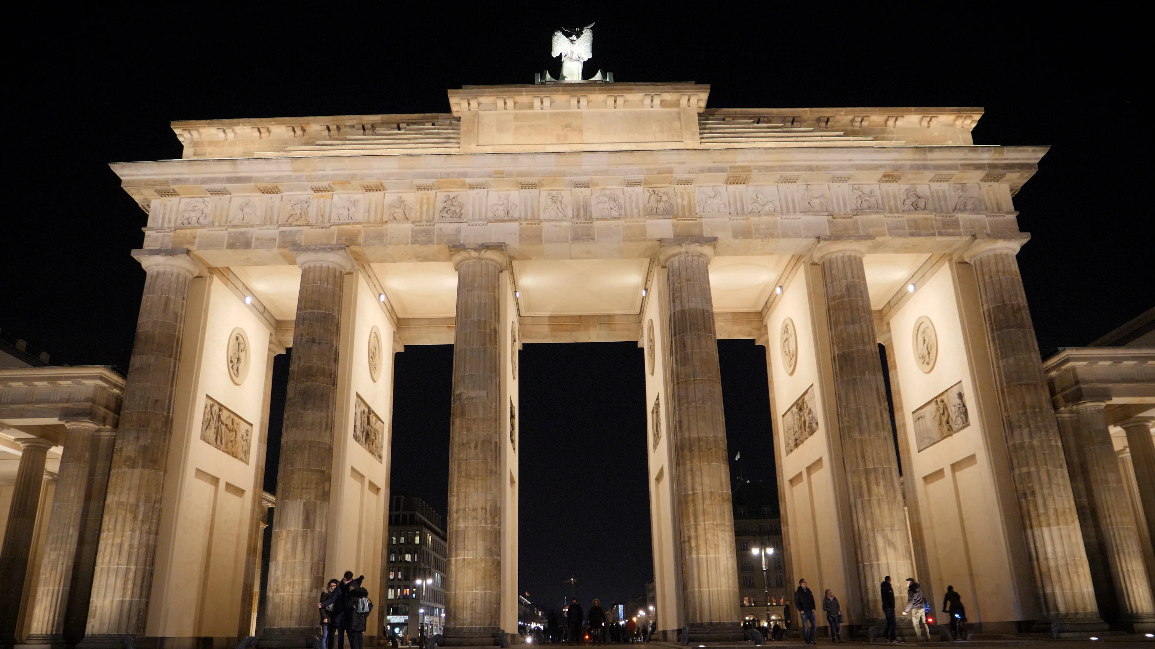 Brandenburg Gate At Night