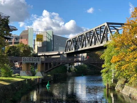 Berlin Germany Fall colors 库存照片